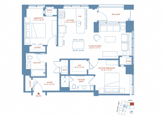 apartment 1608 plan